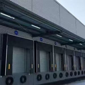 24dB Watertight Industrial Sectional Overhead Garage Door For Finished Goods Dispatch Zones
