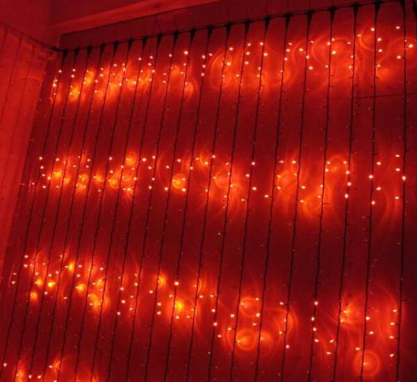 2016 new 277v fairy outdoor christmas lights curtain waterproof for outdoor