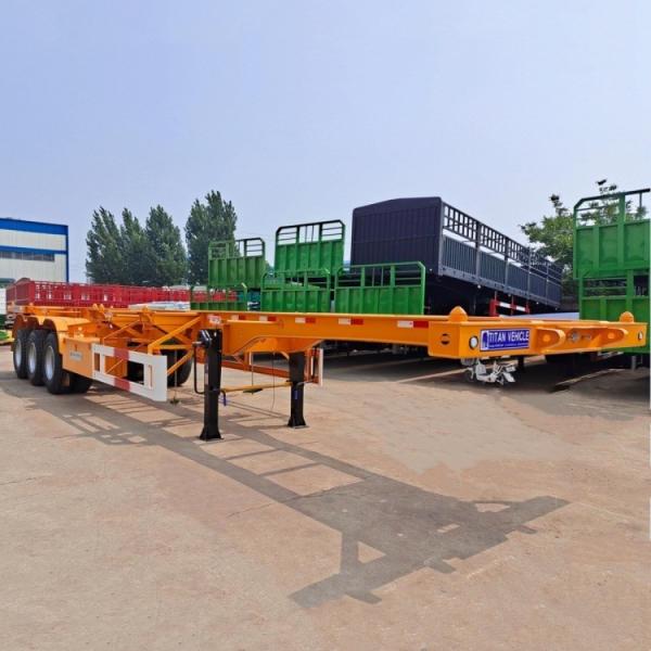 20/40 Foot Chassis Container Trailer | Skeletal Semi Trailer 2/3/Tri Axle for Sale Near Me