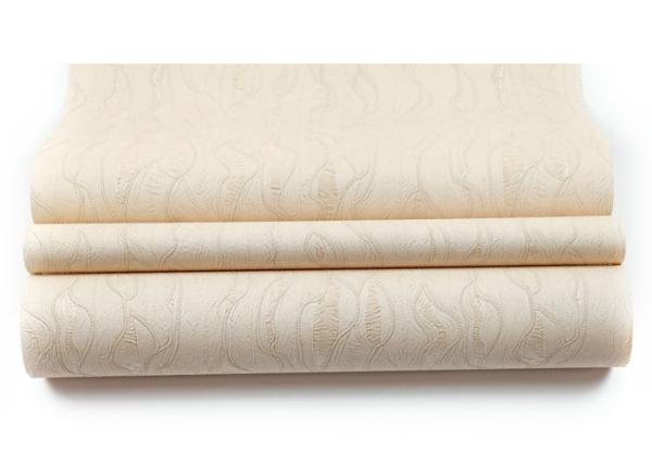 Flower Pattern Washable Vinyl Wallpaper , Modern Embossed Wallpaper PVC Wallpaper