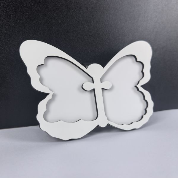 Creative Sublimation Blank Wooden Memorial Butterfly Car Visor Clip Sun Visor Clip Keepsake Gift