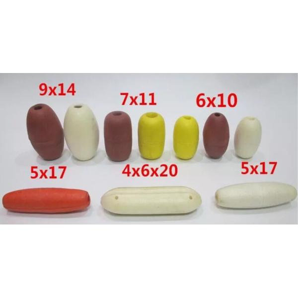 PVC Fishing Net Floats , Commercial Fishing Floats Round Shape