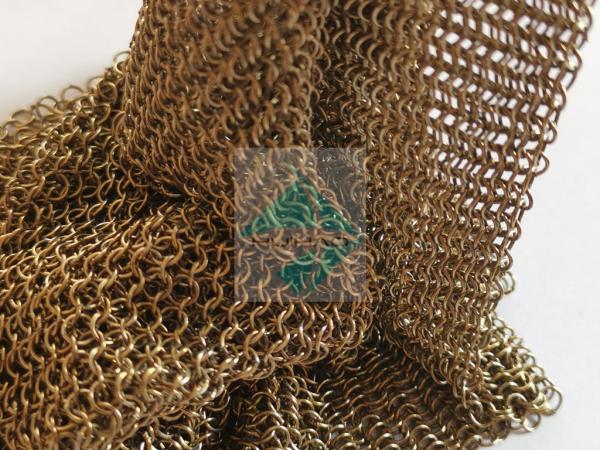 Stainless Steel 316 Safety Decoration 0.8mmx7mm Metal Ring Mesh