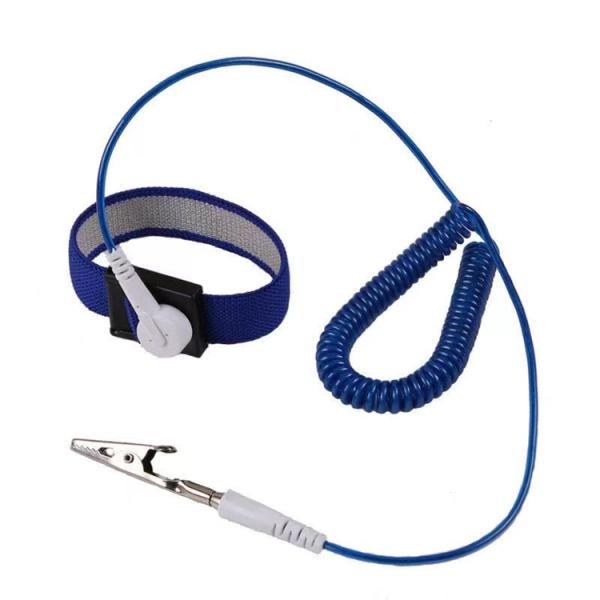 25G Electronic ESD Wrist Strap Stainless Steel Anti Static Wristband