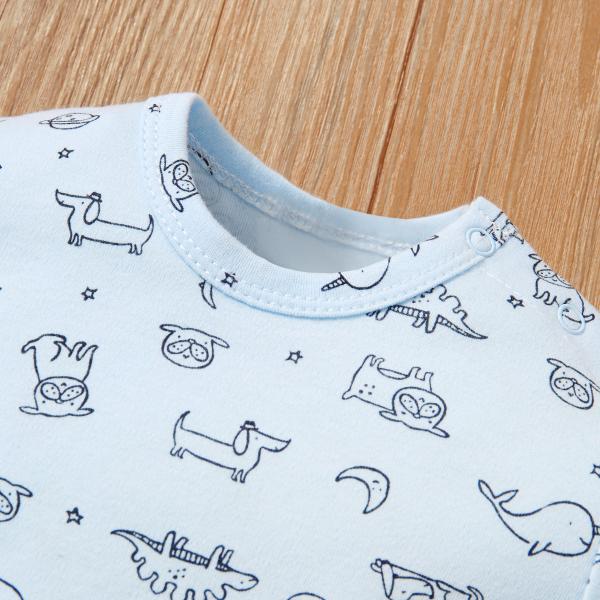 2023 Summer In Stock 100% Cotton Baby Jumpsuit Factory Reasonable Price Baby Rompers Short Sleeves Baby Clothing