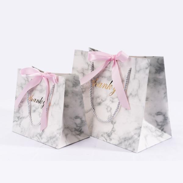 Принимается заказ по заказу. CAIFENG Luxury Marble Paper Bag для обуви, одежды, упаковки.