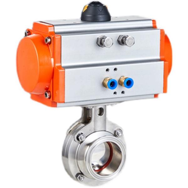Customized D681-X Stainless Steel 301/304/316 Pneumatic Butterfly Valve