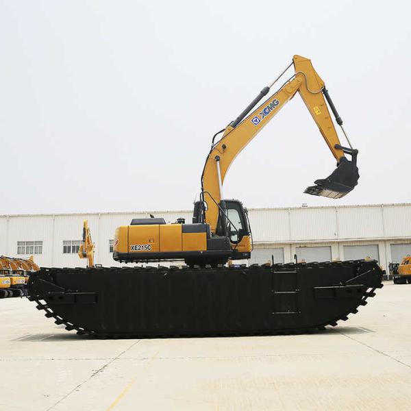 20T Small Hydraulic Excavator XCMG XE215S Amphibious Dredge Excavator