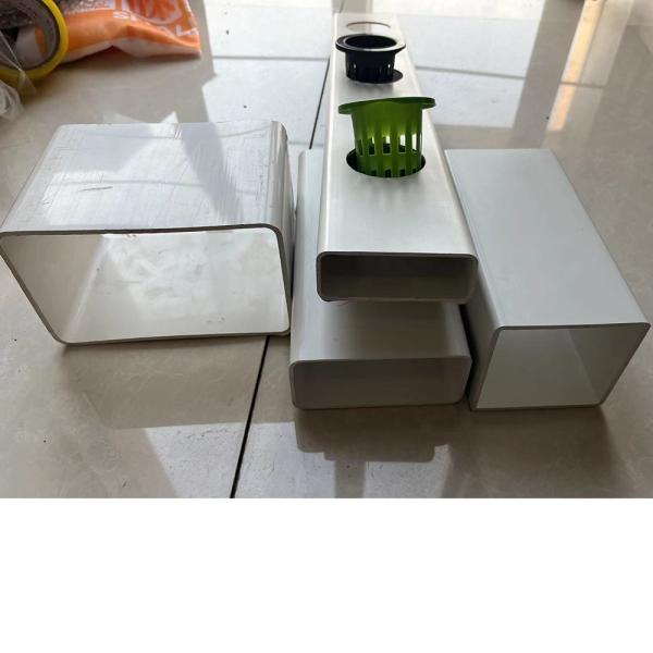 НФТ гидропонические каналы растений для выращивания ПВХ пластиковые трубы для оптимального роста