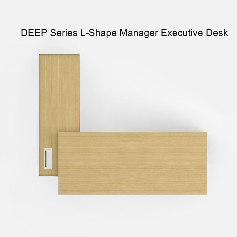 2000mm-2600mm L Shape Manager Desk DEEP Series Commercial Office Desks