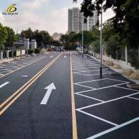 Pintura de carretera amarilla y blanca personalizada de tránsito de carreteras de pintura termoplástica