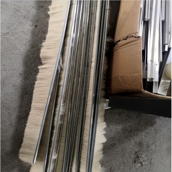 Industrial Customized Aluminium Alloy Brush Strip Wool Strip Brush Sealing Brush