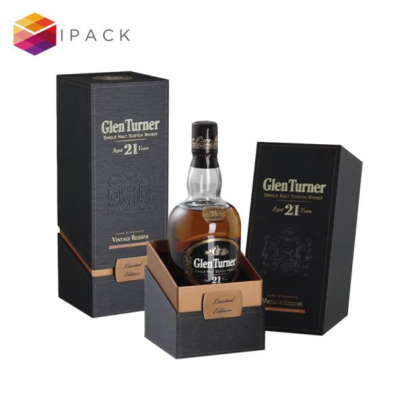 Pantone Color Hot Stamping Wine Glass Packaging Boxes