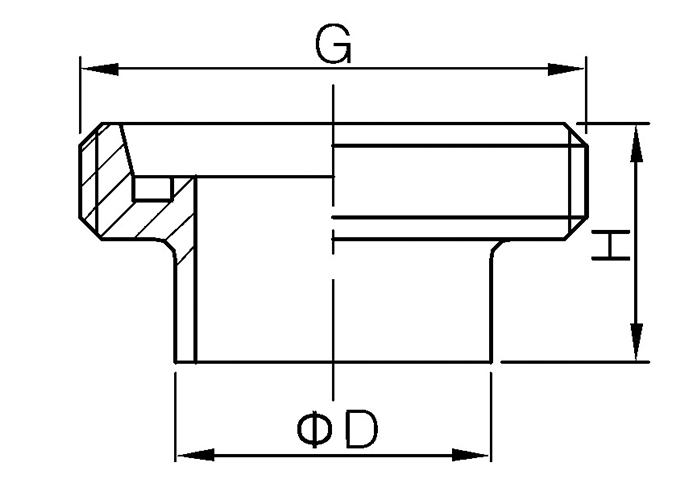 Din 11851 Sanitary Fittings Round Slotted Nut , Polished Industrial Pipe Fittings