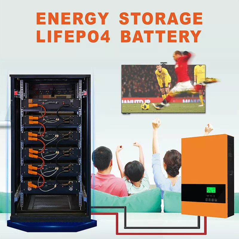 Домочадец ODM OEM батареи лития Lifepo4 48V 100AH 200AH Stackable с хранения солнечной энергии дома силы сеточной батареи