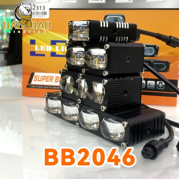 25W White Yellow Dual Color Meal Motorcycle LED Light Universal Spotlight