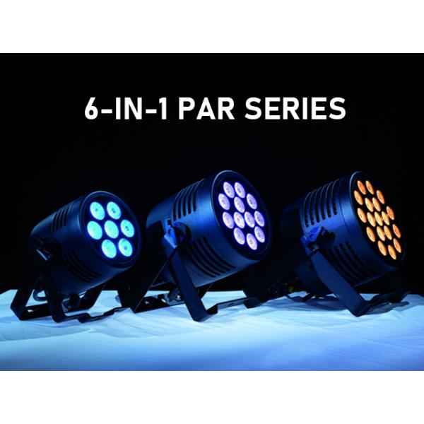 IP65 Led Waterproof Par Light 7x20w Rgbwa-uv 6in1 Outdoor Led Par Can Light