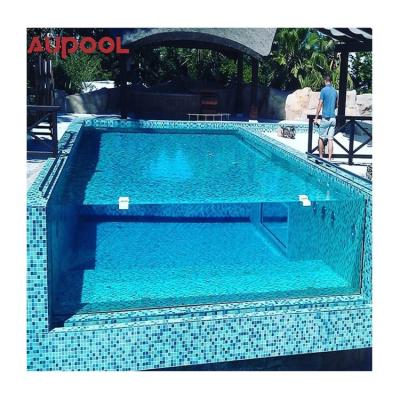 30-300mm espessura piscina acrílica clara Aupool tamanho personalizado para diversão em família