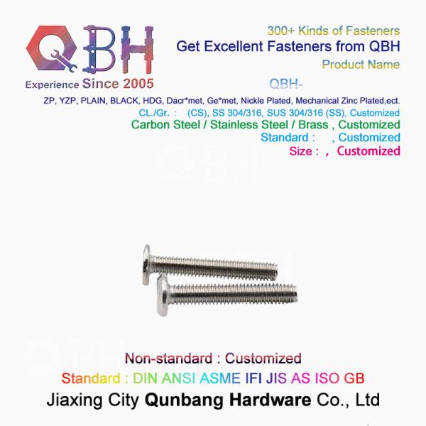 304 винта плоской головки болтов с шестигранной головкой нержавеющей стали M3 перекрестных