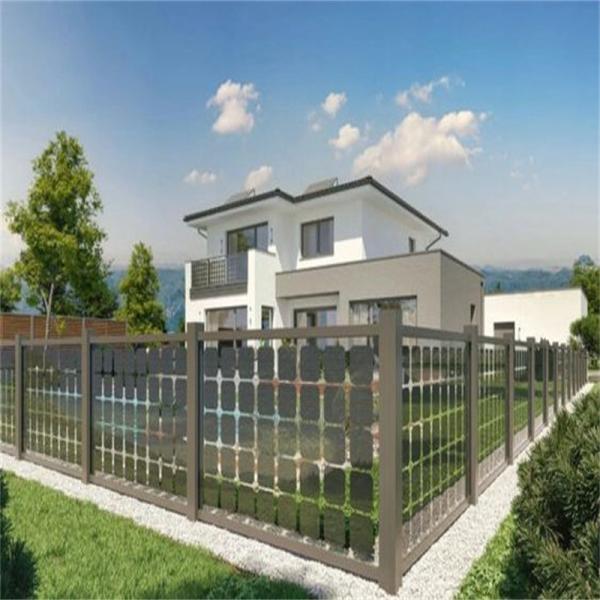 Painel de células solares transparentes de vidro transparente BIPV 220v