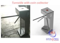 CE porte de tourniquet de trépied d'alimentation d'énergie de 120 volts avec le collecteur de pièce de monnaie, fonctionnement stable