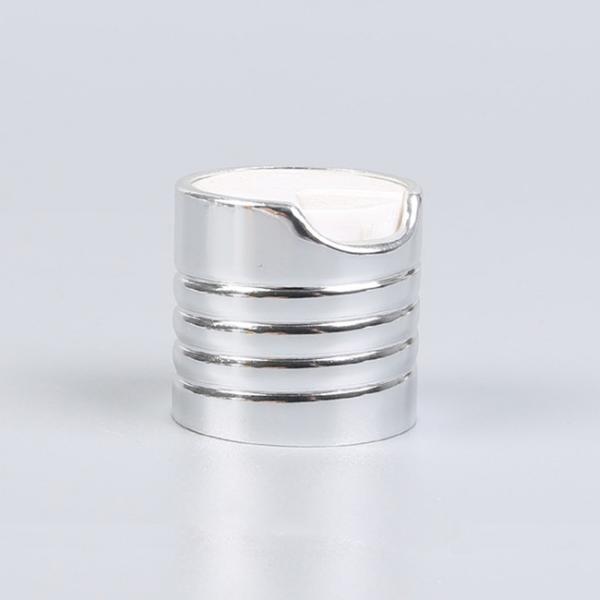 Крышки бутылки шампуня распределителя завинчивой пробки Tassel 24/410 сияющие серебряные алюминиевые