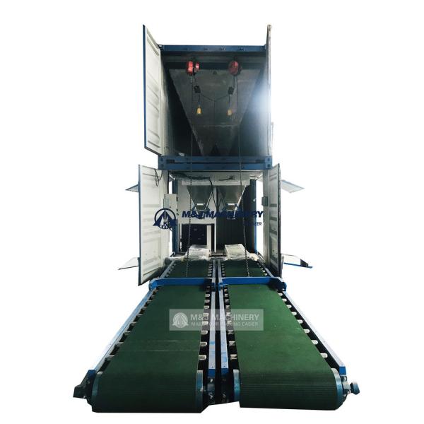 Electric Driven Containerized Mobile Weighing and Bagging Machine System