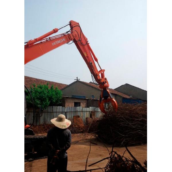 ISO аттестовал электрический самосхват апельсиновой корки, стальное ведро апельсиновой корки