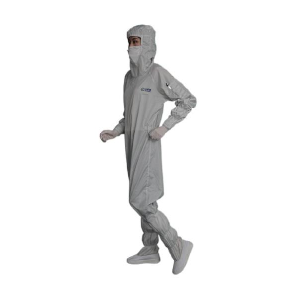 Roupa antiestática do quarto desinfetado da combinação antiestática do vestuário de proteção do Workwear do esd da sala de limpeza do fato-macaco do vestuário