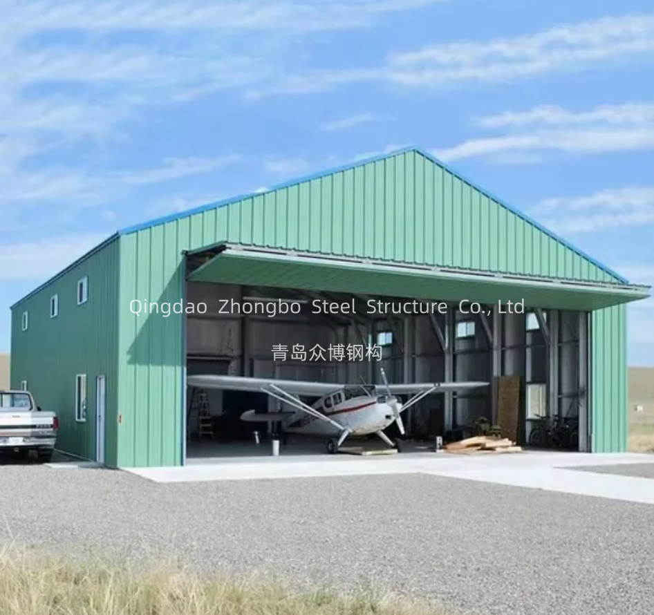 Modular Prefabricated Steel Structure Aircraft Hanger Storage Warehouse