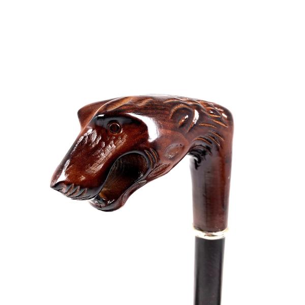 Walking cane bull Walking stick bull Wooden walking stick bull Handmade carved cane custom walking cane