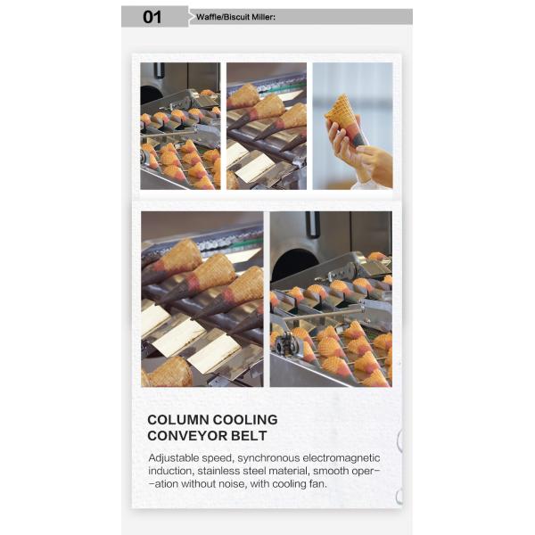Adjustable Speed Stainless Steel Conveyor Belt With Cooling Fan