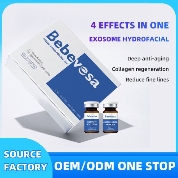 OEM ODM customized brand freeze-dried powder set, stem cell facial care moisturizing products, skin toner freeze-dried powder