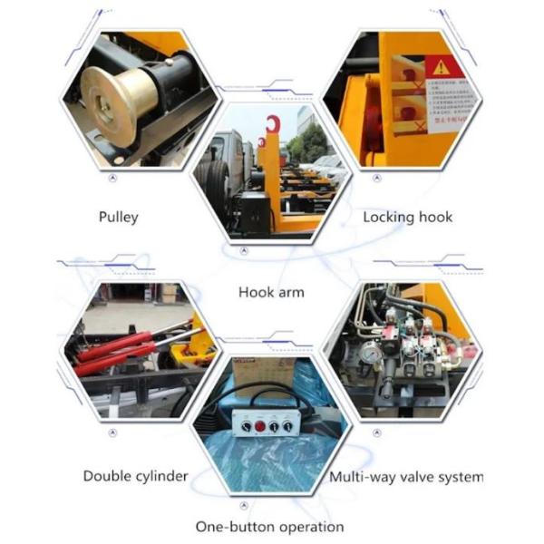 Howo 6x4 20T Roll Off Hydraulic Hooklift Garbage Collection Truck