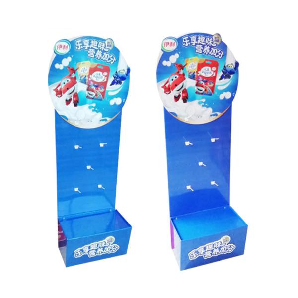 Eco-friendly Custom Logo Plastic Shoe Rack Organizer for Metal Paper Display Stand