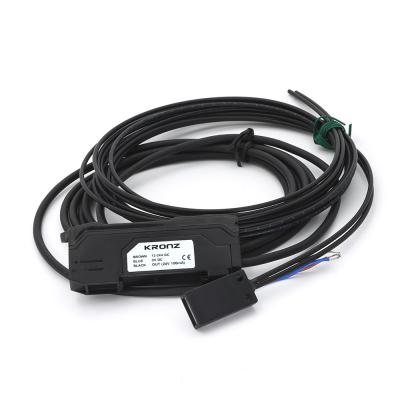 Digital Optical Fiber Sensors NPN / PNP Type Cable M8 Connect Method Intelligent