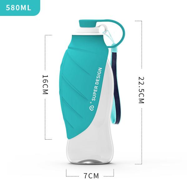 Leakproof Silicone Portable Dog Water Bottle For Walking Dog Travel Water Dispenser