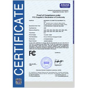 Guangzhou Wonderfu Automotive Equipment Co., Ltd Certifications