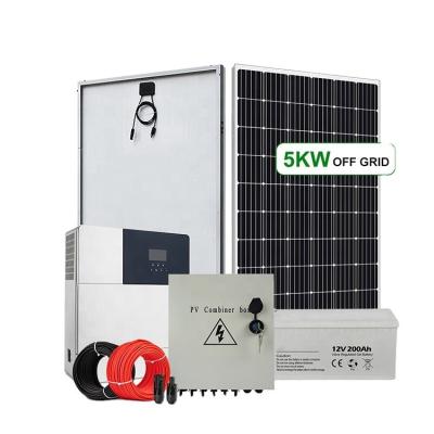 6000 Ciclos 80% DOD Bateria de Gel de Ácido de Chumbo Off Grid Sistema de armazenamento de energia solar para casa