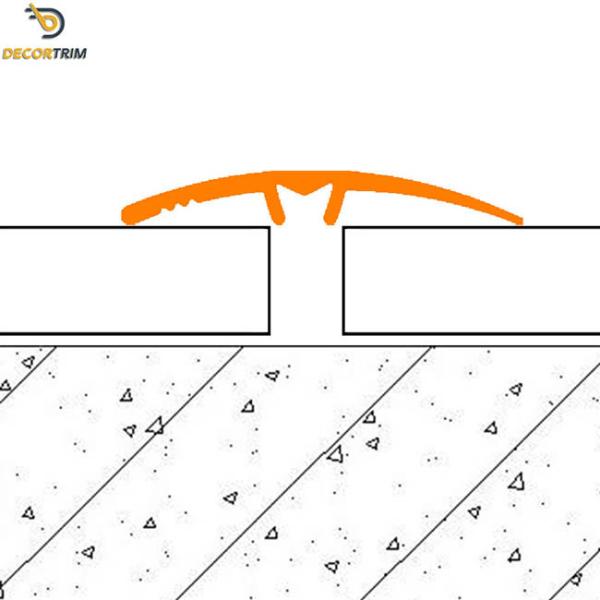 40mm×2500mm Door Threshold Floor Trim Strip Anodized Matt Finish