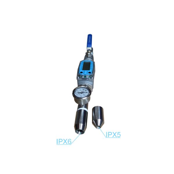 Испытательное оборудование предохранения от входа IPX5 IPX6 с измерителем прокачки цифров