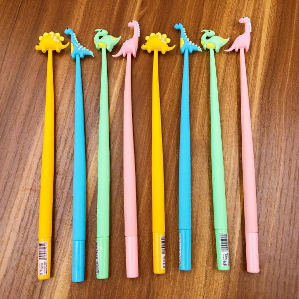 Cartoon Dinosaur Neutral Pen Silicone Cute Personalized Promotion Gel Pen