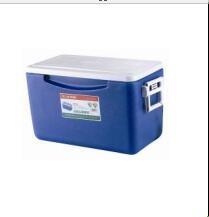 Comfortable Handle Ice Cooler Box 619×358×383 Mm  , Camping Cooler Box With Wheels
