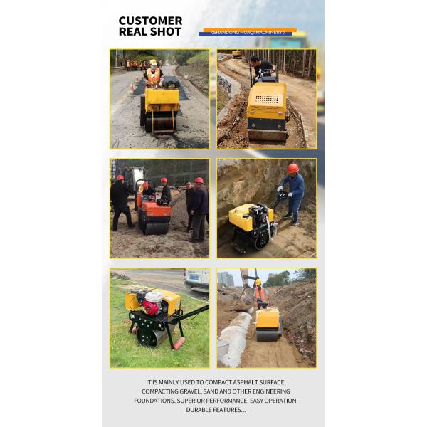 30% Grade Ability Hydraulic Diesel Engine Manual Road Roller with KYB Hydraulic Pump