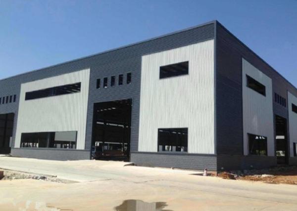 Prefab Construction Structure Warehouse Industrial Steel Frame Building