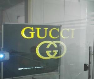 High Contrast Holographic Projection Screen Window Film Holo Foil