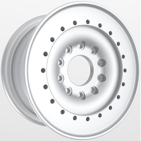 10Джкс20инч чернят нагрузку оправа/5500ЛБС колеса серебряной супер обязанности военную классифицируя военную выкованную оправу колеса 20инч