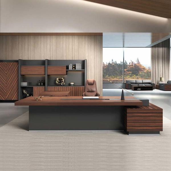 Офисный стол генерального директора меламина письменного стола толщины 50мм исполнительный современный