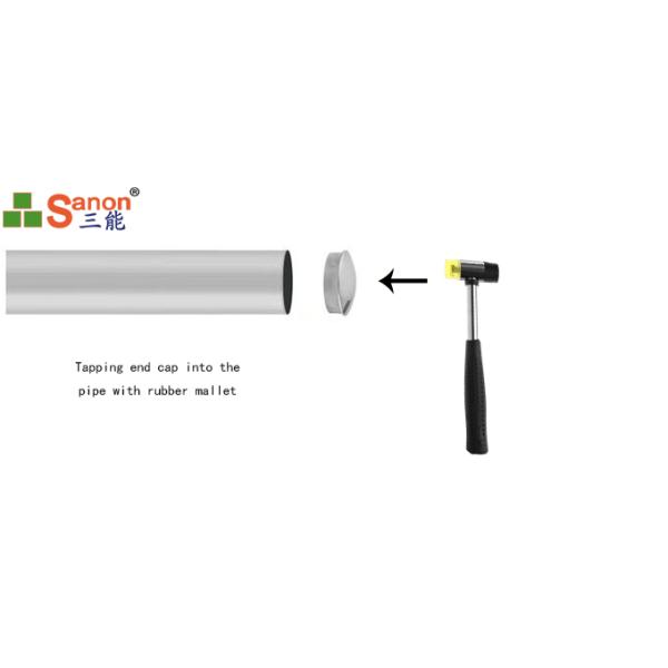 Коррозионная устойчивость крышек конца 40мм поручня нержавеющей стали СУС 316 42мм 45мм