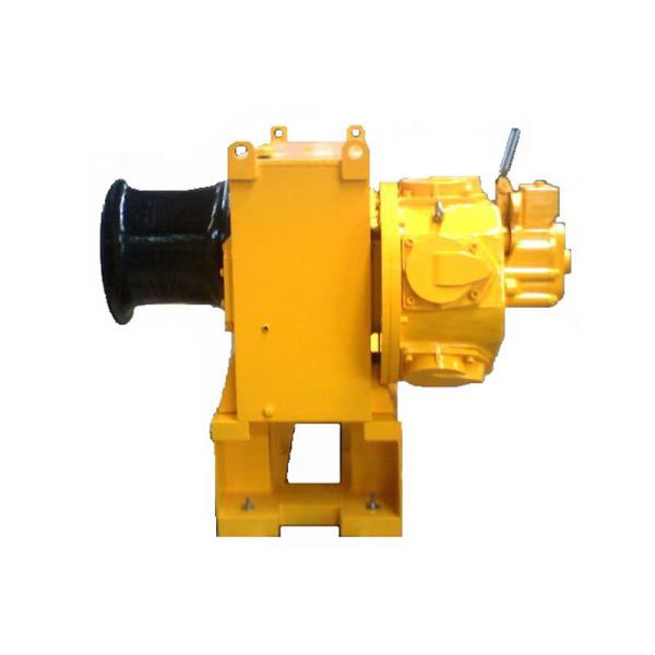 QJP-100 Pneumatic Winch with 31m Drum Capacity and Automatic Load-Holding Brake for Oilfield Lifting - CE and ISO Certified
